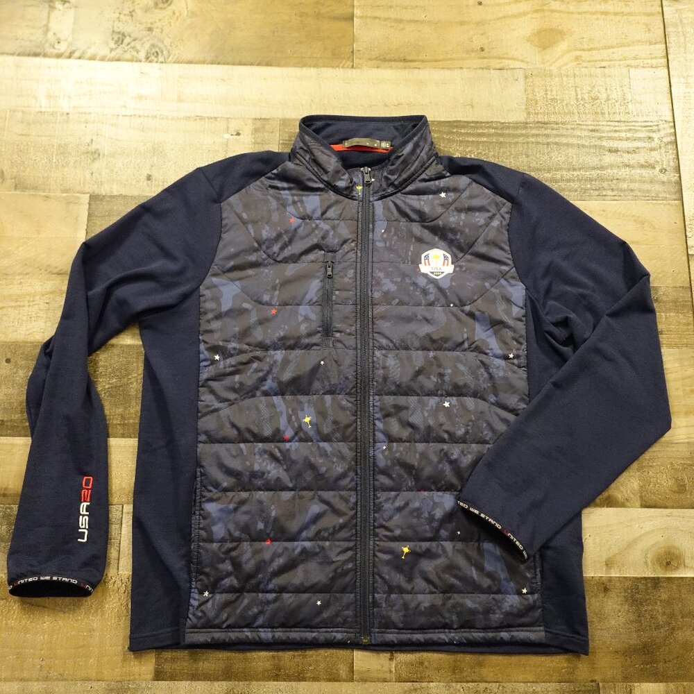 RLX‎ Ralph Lauren Ryder Cup 2020 Team USA Jacket Mens XXL Navy Full Zip